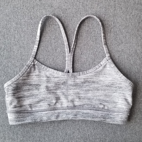 lululemon athletica Other - Lululemon - Heathered Grey Flow Y Bra